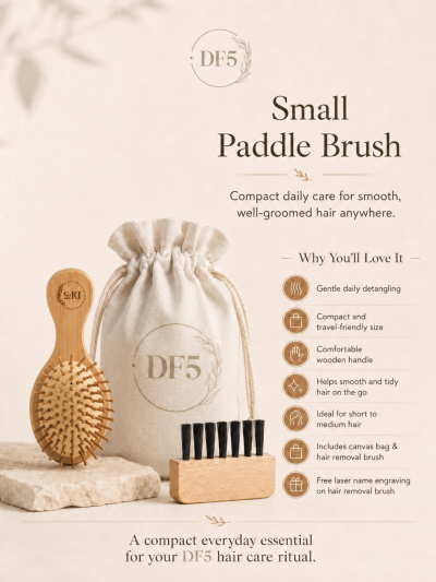 DF5 Travel Paddle Brush Set